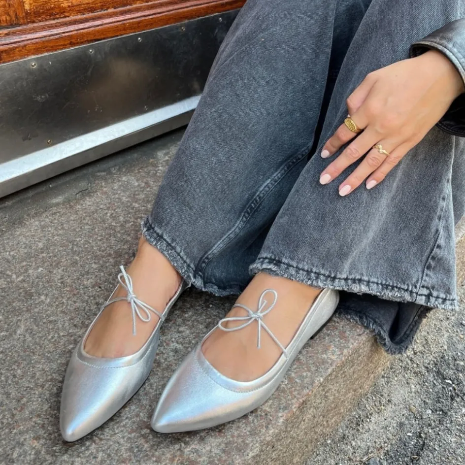 Copenhagen Shoes Ballerinasko*A BEAUTY - Silver