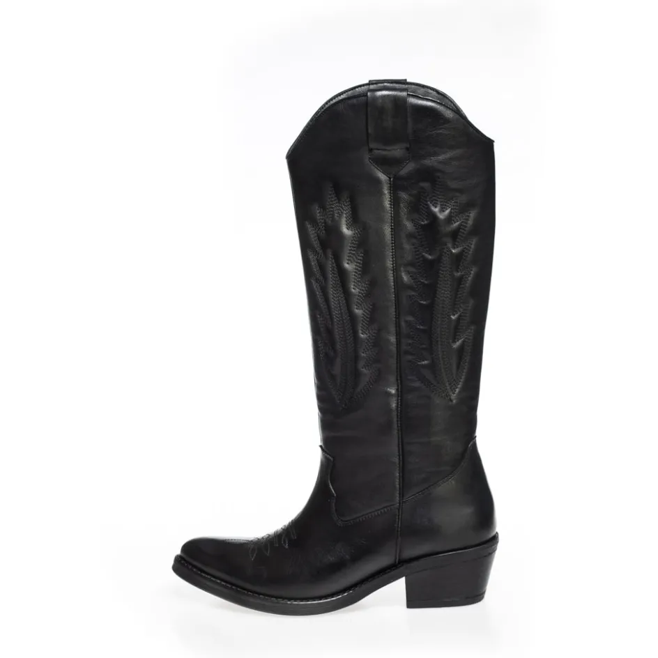 Copenhagen Shoes Støvler Med Hæl | Lange Støvler*A DREAM COME TRUE - BLACK Adream come true boot black