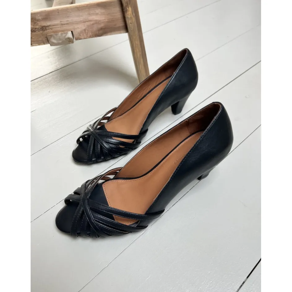 Copenhagen Shoes Sandaler Med Hæl | Stiletter*ALL I NEED LEATHER - Black Alli need leather heels black