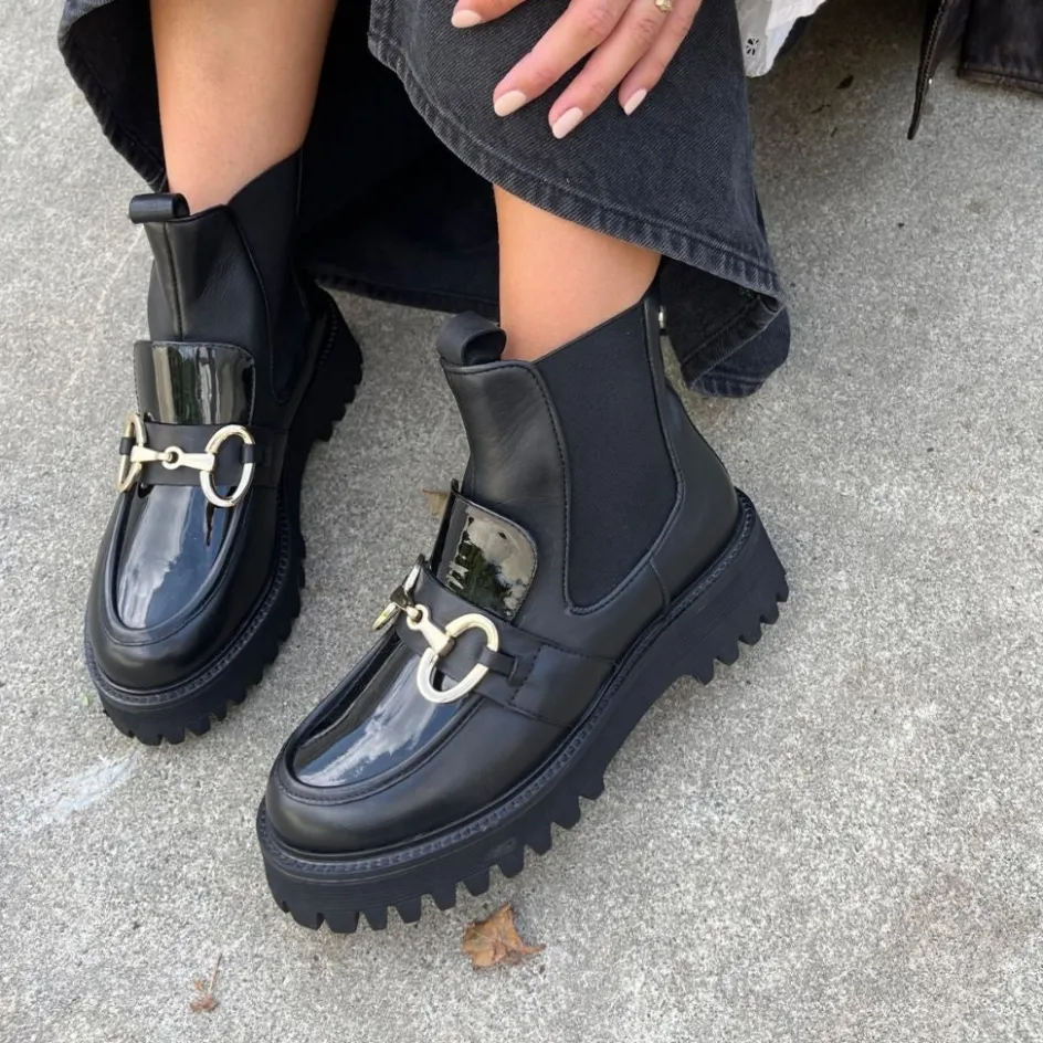 Copenhagen Shoes Chelsea Boots | Ankelstøvler*ALL I WANT - BLACK Alli want boot black