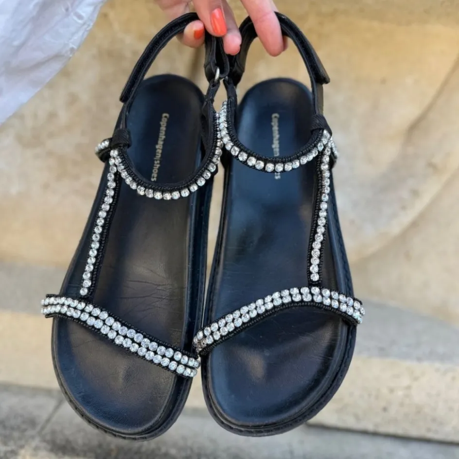 always__black_4.webp Copenhagen Shoes Flade Sandaler*ALWAYS - Black