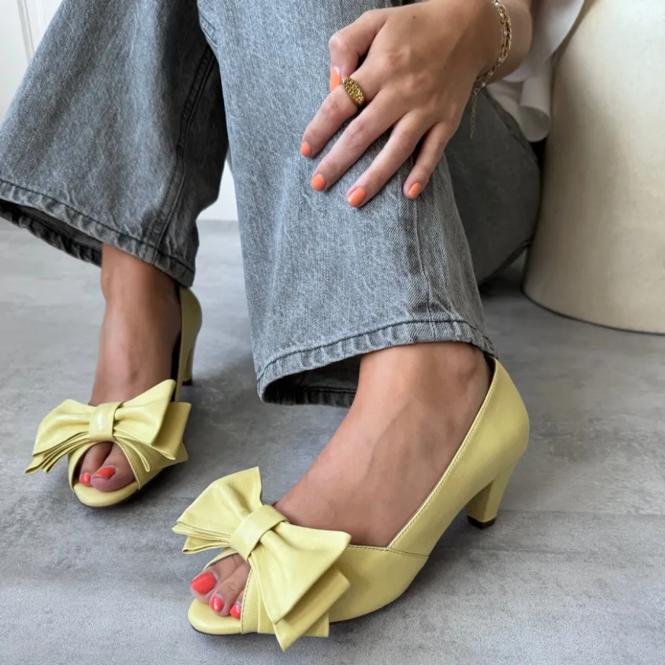 angia__lt_yellow_7.webp Copenhagen Shoes Sandaler Med Hæl | Stiletter*ANGIA - Lt yellow
