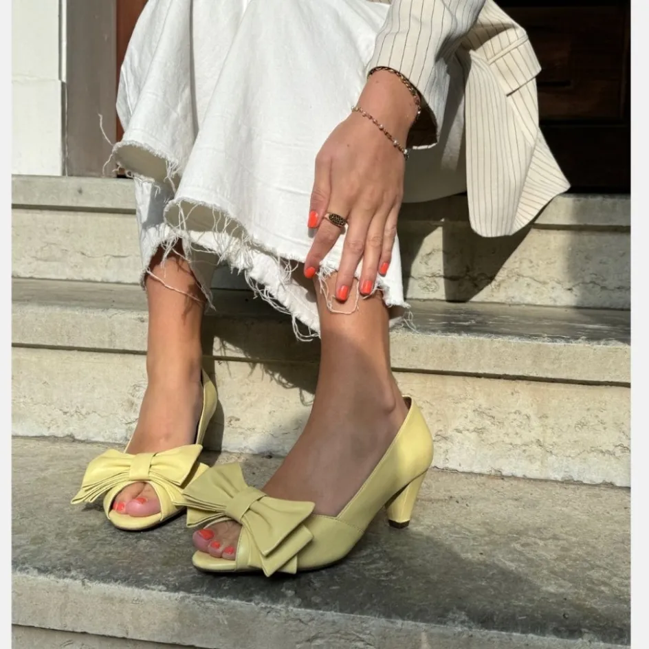 angia__lt_yellow_9.webp Copenhagen Shoes Sandaler Med Hæl | Stiletter*ANGIA - Lt yellow