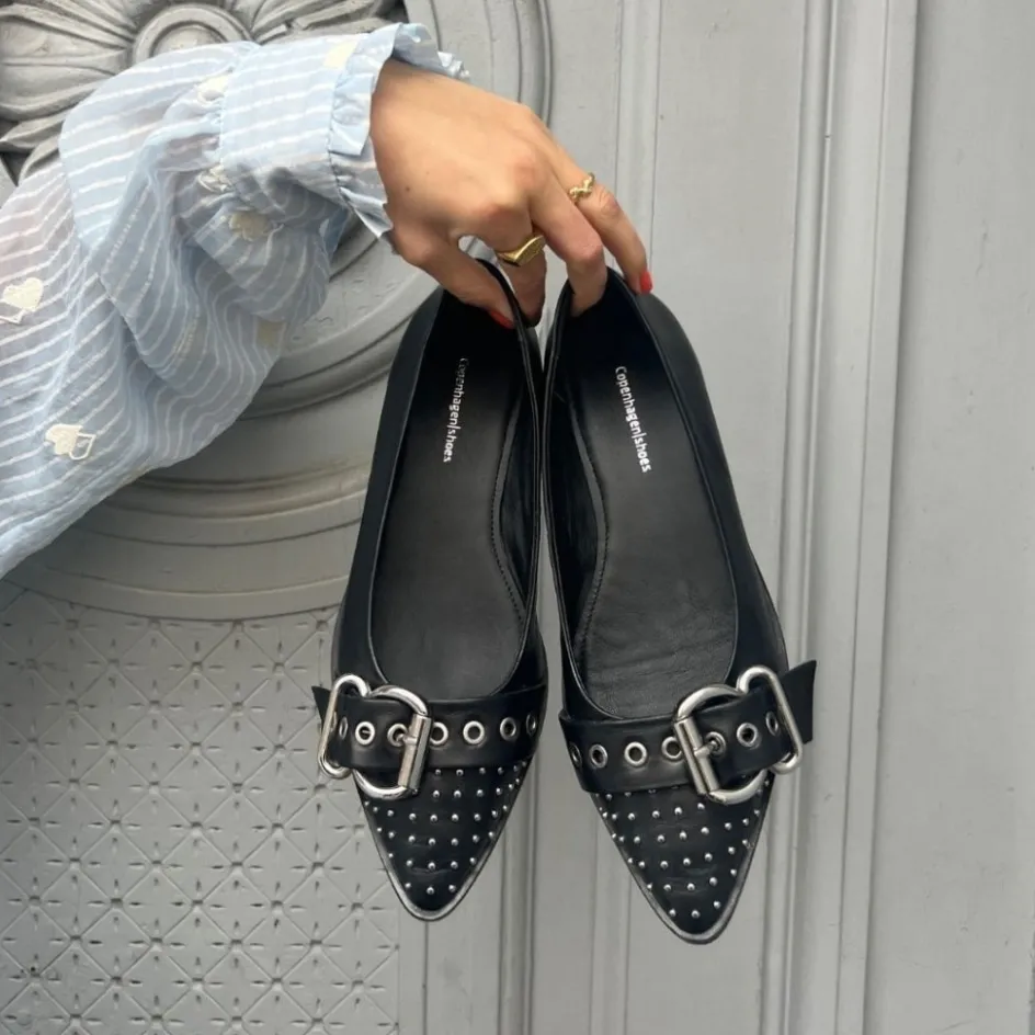 Copenhagen Shoes Loafers | Ballerinasko*AS THE MOVE BLK - Black