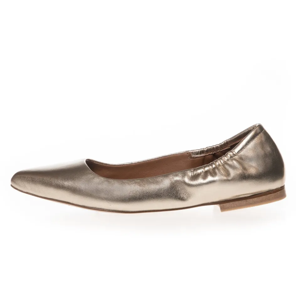 ballerina__leather__gold_2.webp Copenhagen Shoes Ballerinasko*BALLERINA 23 Leather - Gold