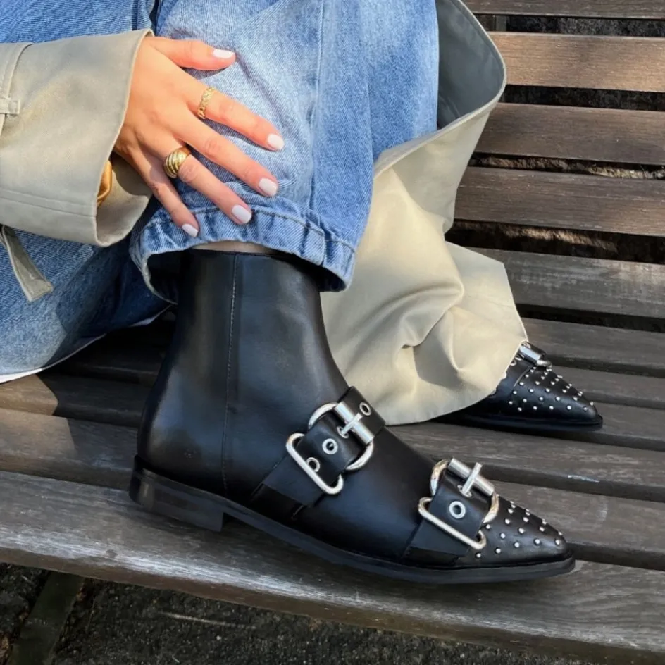 Copenhagen Shoes Ankelstøvler*BARILLIA BOOT - BLACK Barilliaboot stoevler black