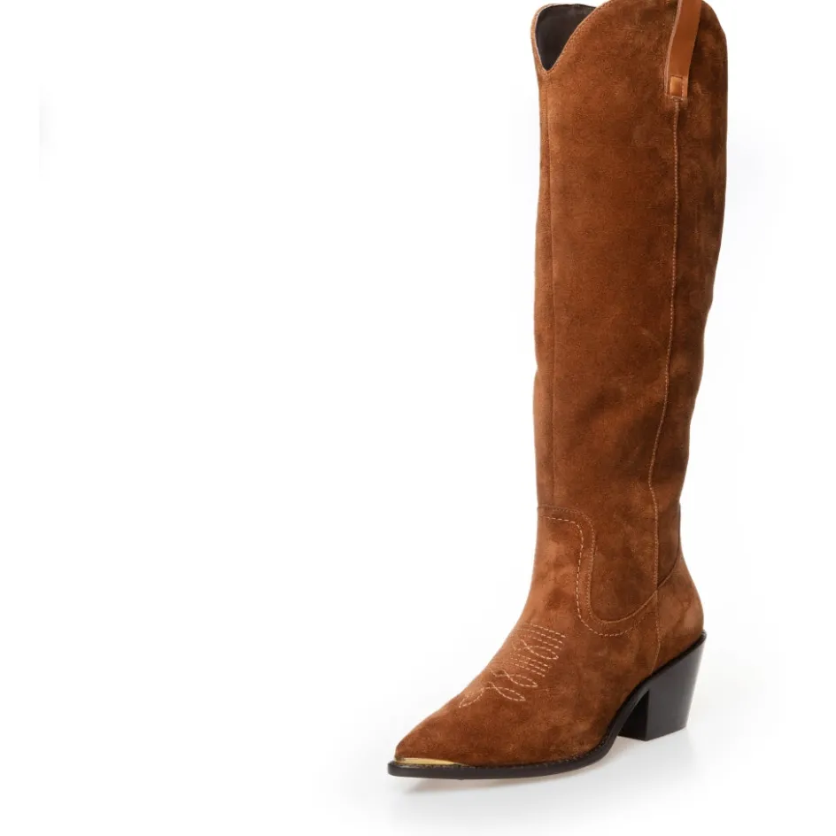 be_by_me__cognac_9.webp Copenhagen Shoes Støvler Med Hæl | Lange Støvler*BE BY ME - Cognac