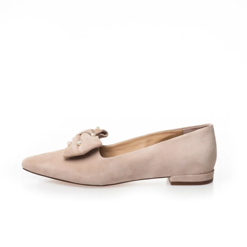 be_good_pearls__beige_4.webp Copenhagen Shoes Ballerinasko*BE GOOD PEARLS - BEIGE Begood pearls loafer beige