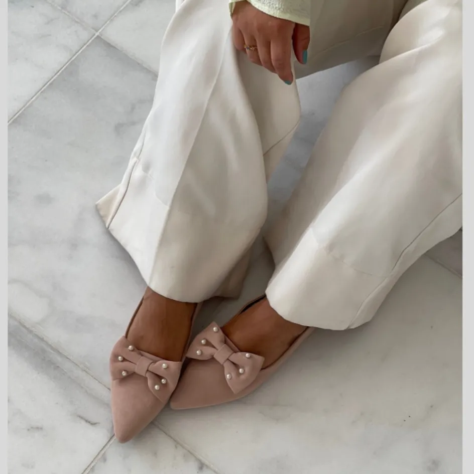 be_good_pearls__beige_5.webp Copenhagen Shoes Ballerinasko*BE GOOD PEARLS - BEIGE Begood pearls loafer beige