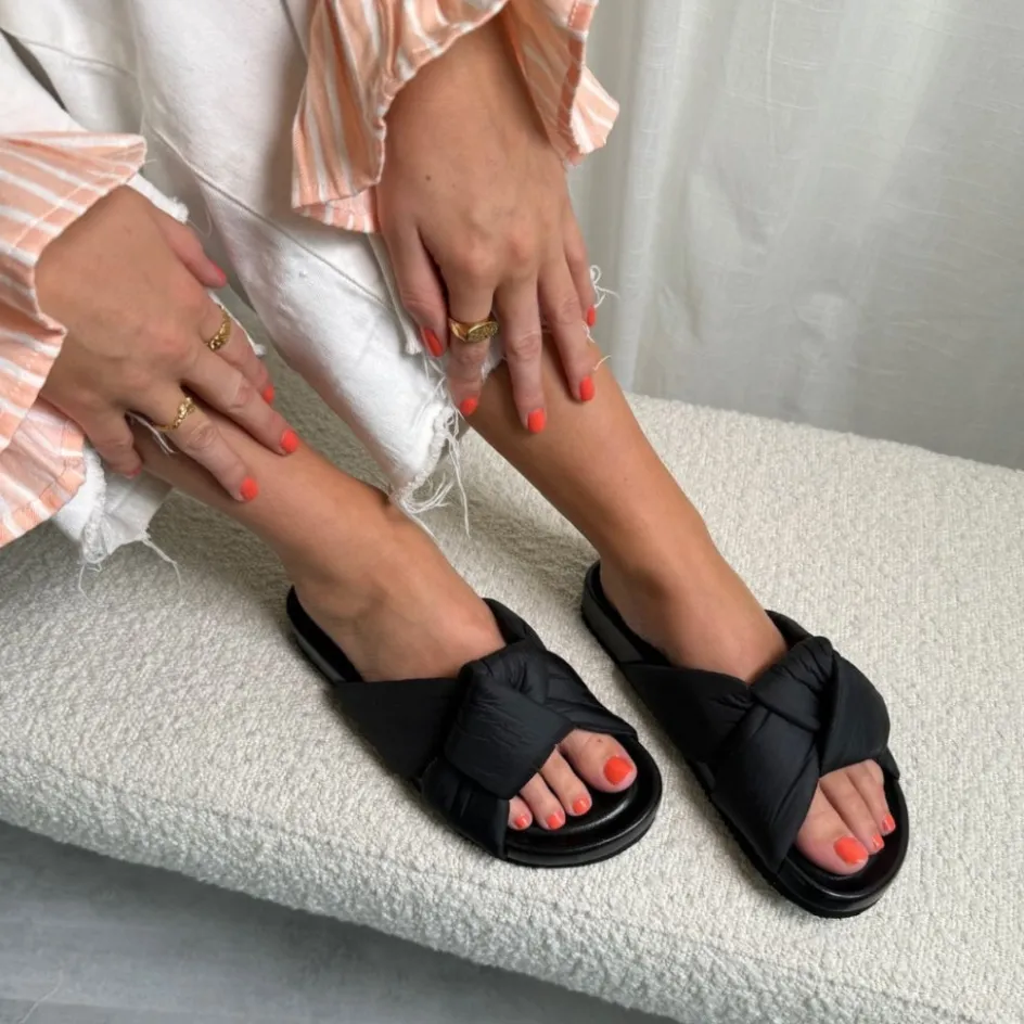 be_like_me__black_2.webp Copenhagen Shoes Flade Sandaler*BE LIKE ME - Black