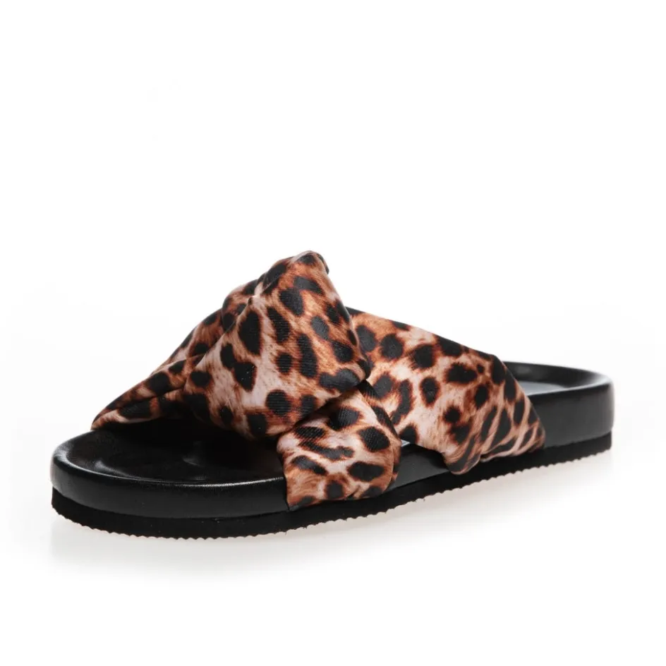 be_like_me__brown_leopard_9.webp Copenhagen Shoes Flade Sandaler*BE LIKE ME - Brown leopard