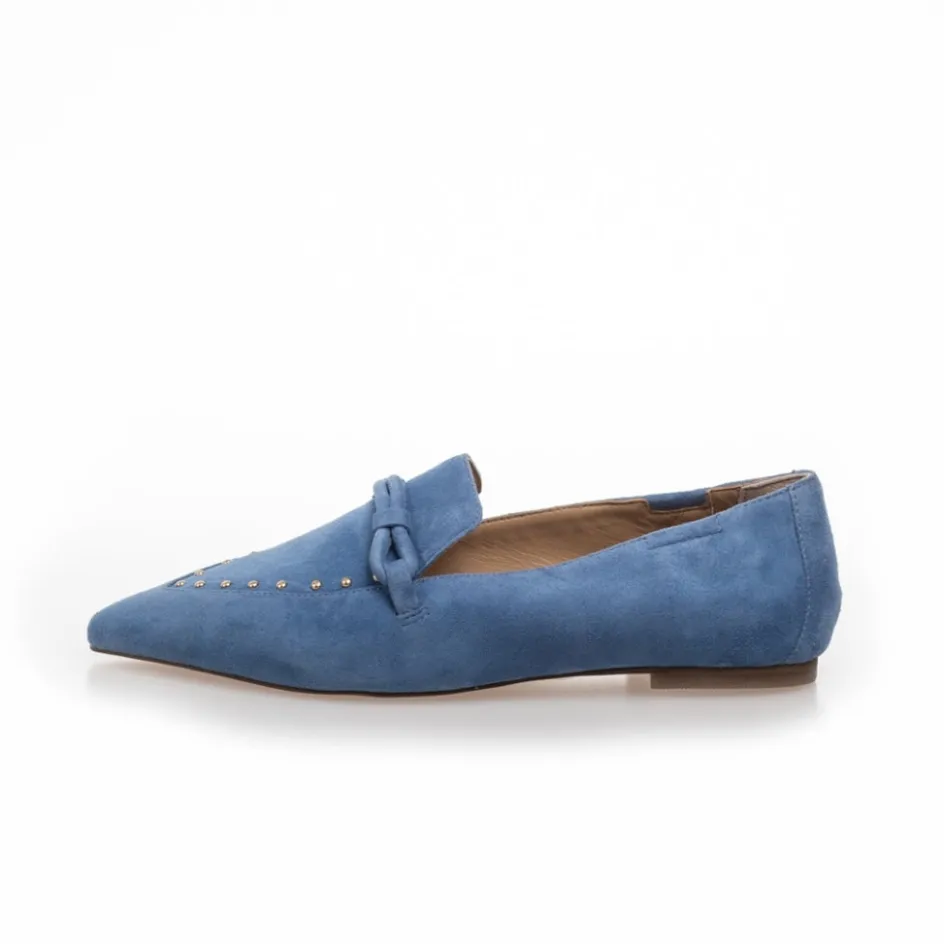 Copenhagen Shoes Loafers*BE YOU - SUEDE - DENIM Beyou suede loafer denim