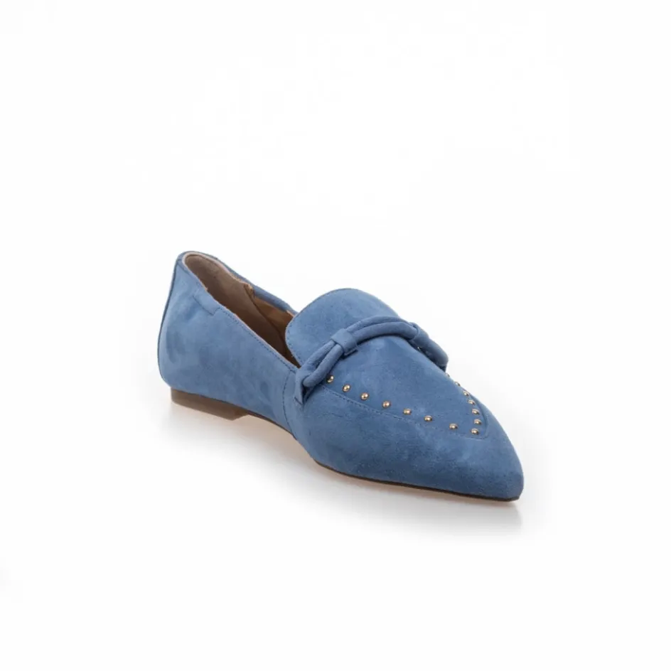 Copenhagen Shoes Loafers*BE YOU - SUEDE - DENIM Beyou suede loafer denim