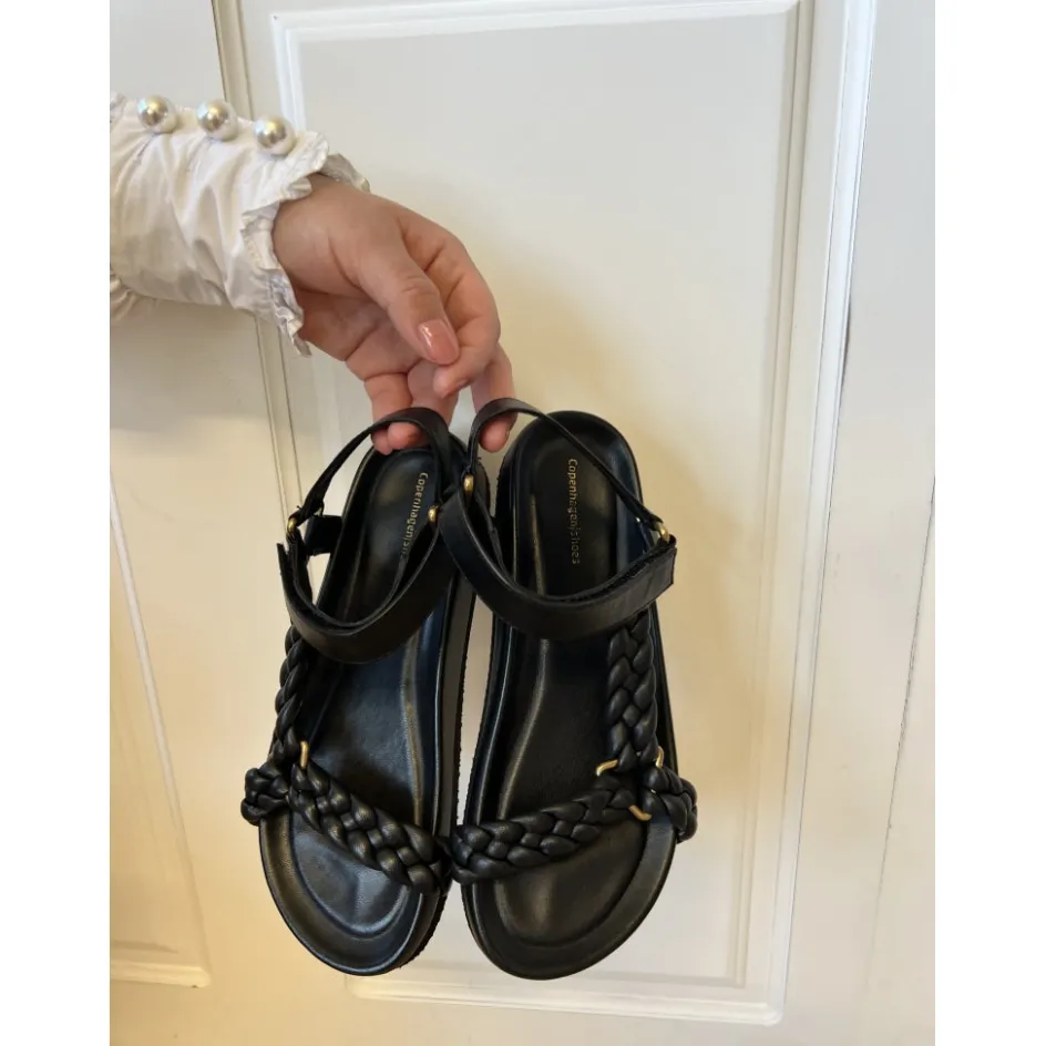 Copenhagen Shoes Flade Sandaler*BEACH - BLACK Beachsandal black