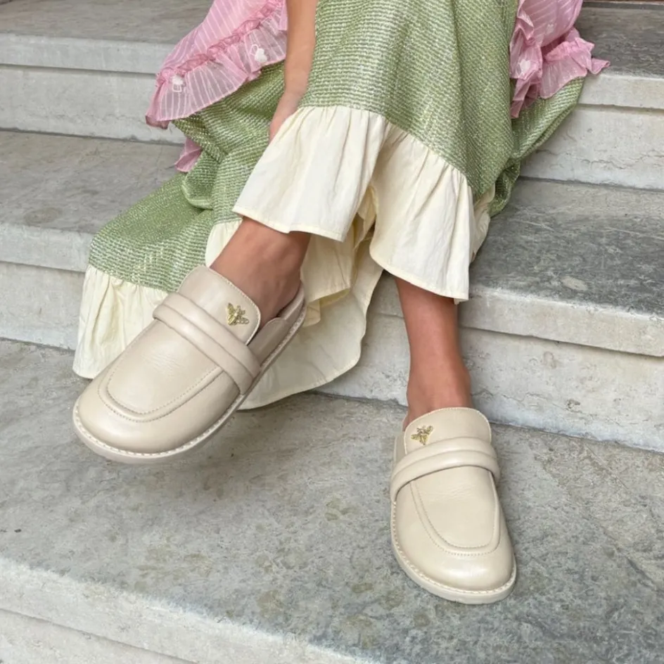 bees__beige_3.webp Copenhagen Shoes Mules · Slip Ins*BEE`S - BEIGE Bees loafer beige