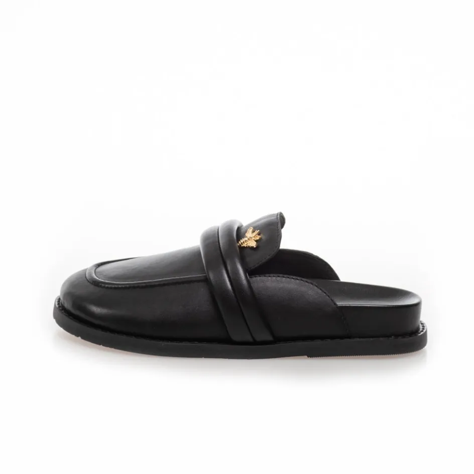 Copenhagen Shoes Mules · Slip Ins*BEE`S - BLACK Bees loafer black