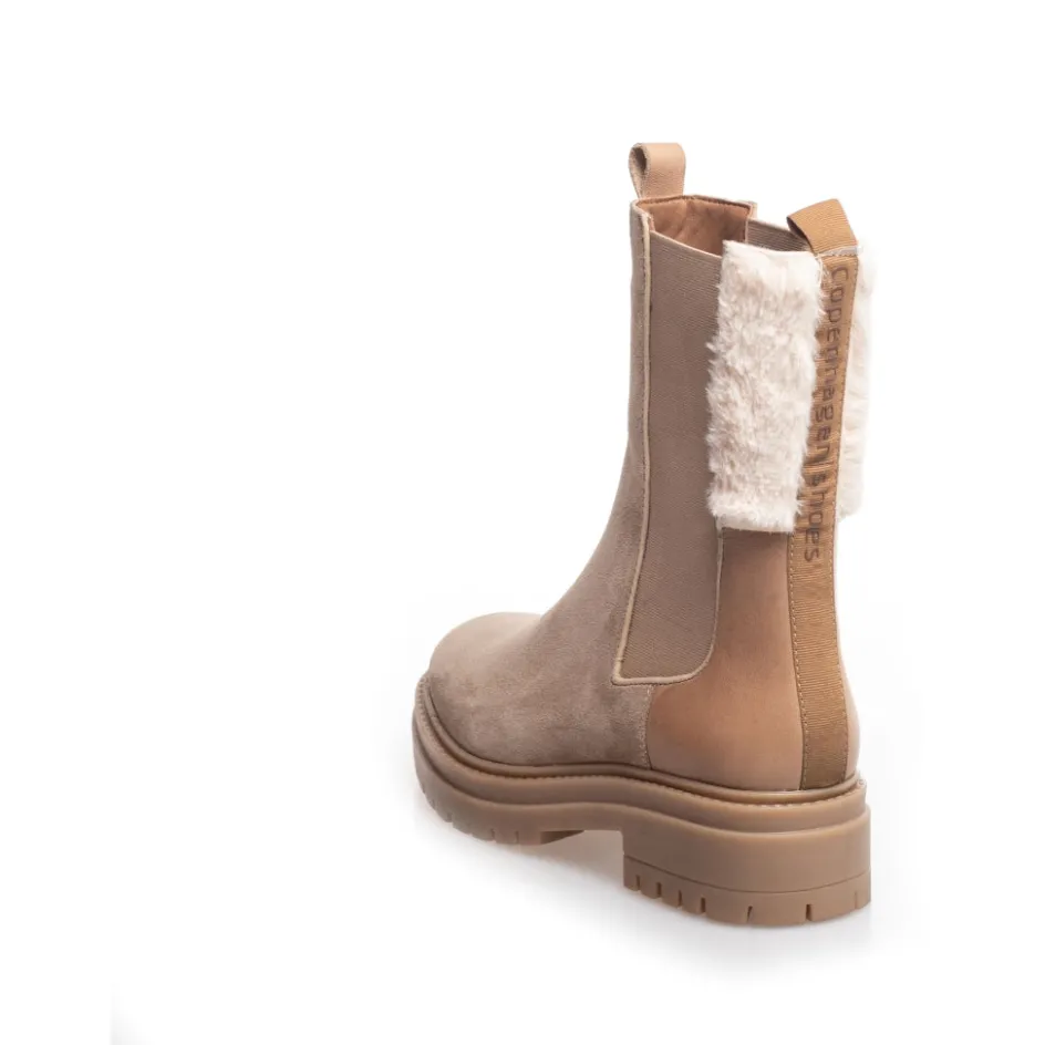 Copenhagen Shoes Chelsea Boots | Ankelstøvler*BEVERLY BOOT SUEDE - SAND Beverlyboot suede boot sand