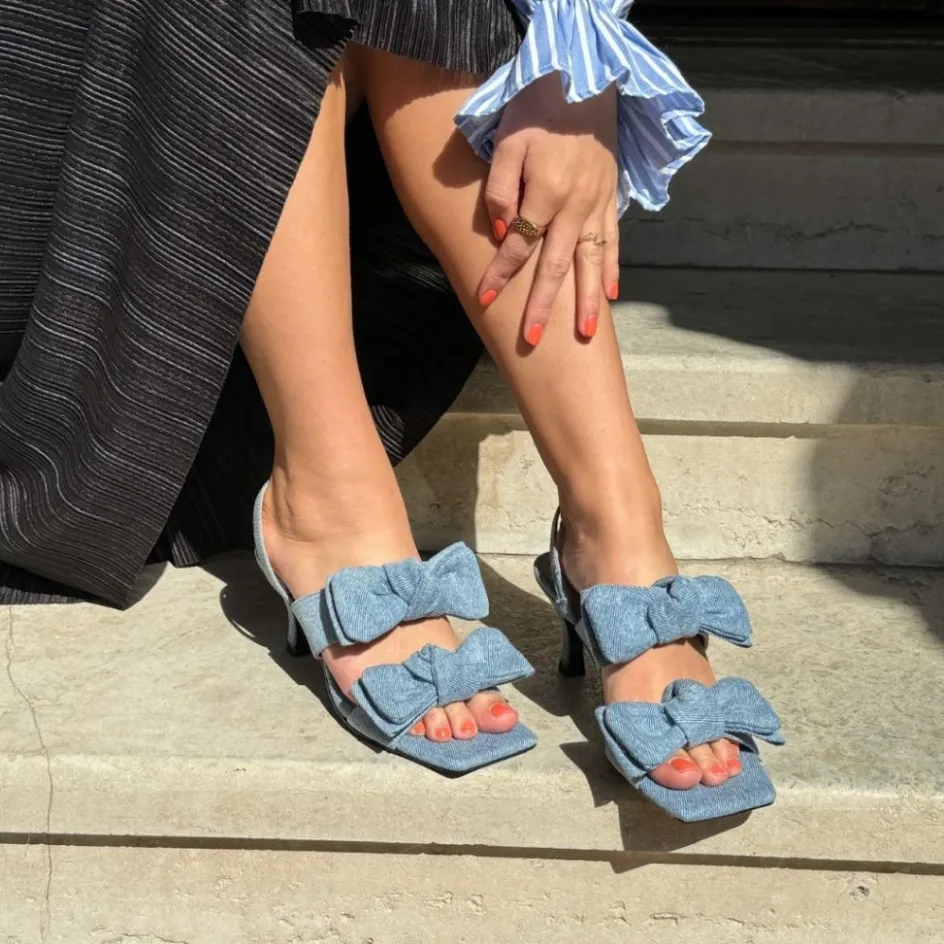 Copenhagen Shoes Sandaler Med Hæl | Stiletter*BREATHE - - Denim