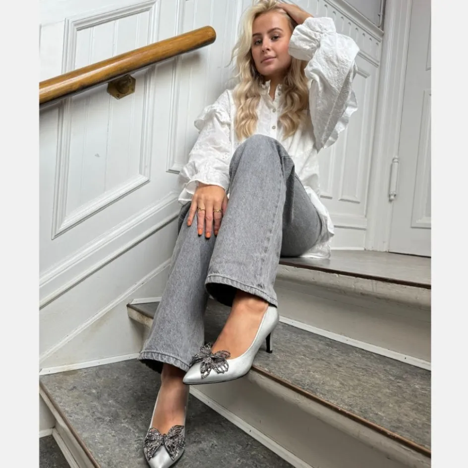 butterfly__silver__silver_argento_2.webp Copenhagen Shoes Stiletter*BUTTERFLY - SILVER - SILVER (ARGENTO) Butterflysilver heels silver argento
