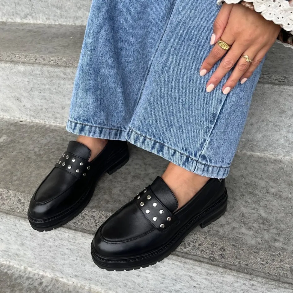 Copenhagen Shoes Loafers*CARE FOR ME - Black