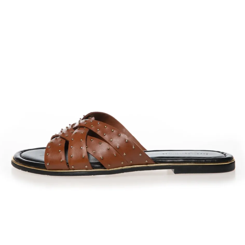 Copenhagen Shoes Flade Sandaler*CAROLL AND ME - Tan