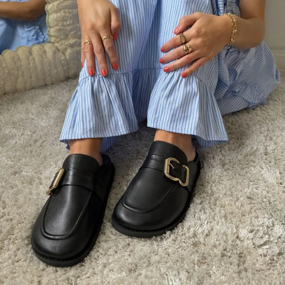 carrie_girl__black_5.webp Copenhagen Shoes Mules · Slip Ins*CARRIE GIRL - BLACK Carriegirl loafer black 1