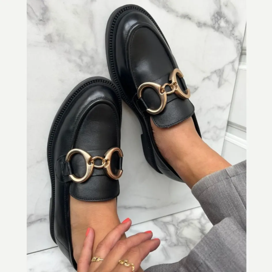 Copenhagen Shoes Loafers*COME WITH ME - BLACK Comewith me loafer black