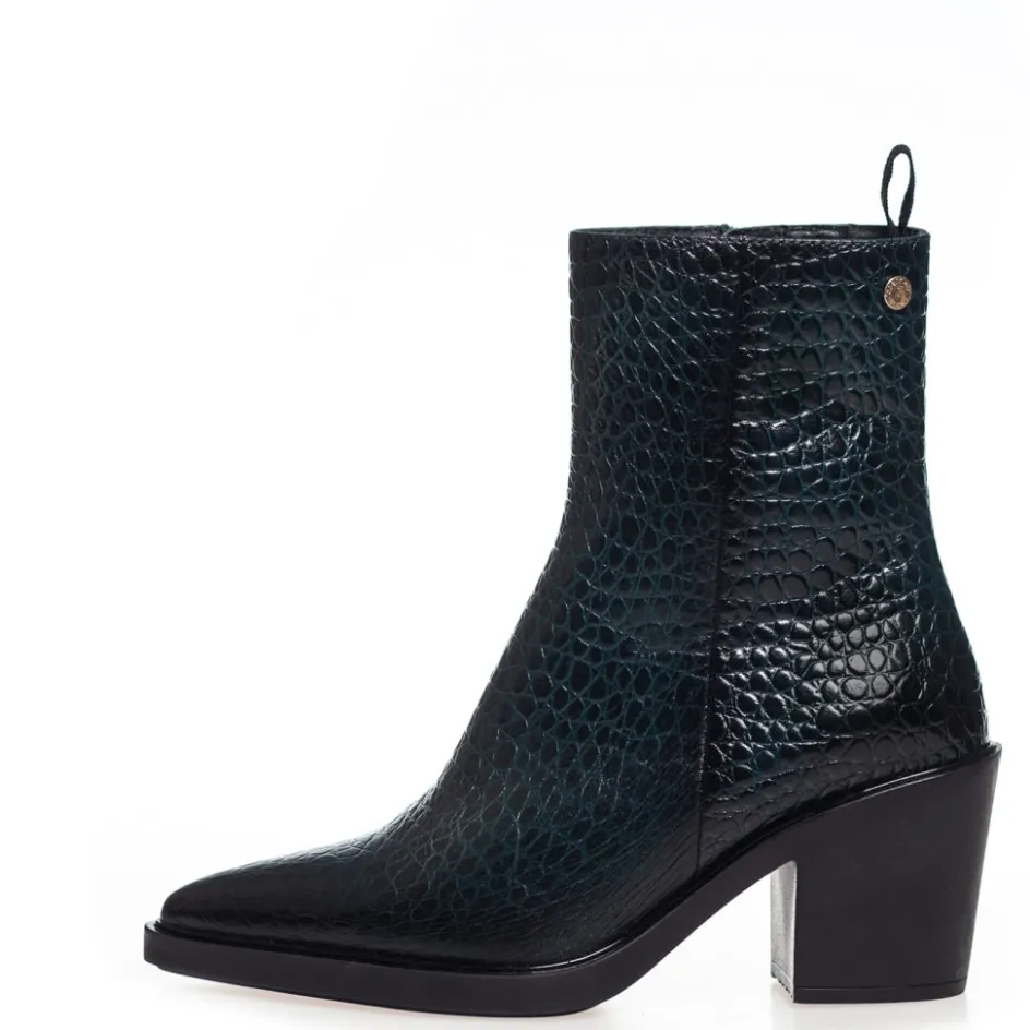 cph_original_green___dark_green_4.webp Copenhagen Shoes Støvler Med Hæl | Ankelstøvler*CPH ORIGINAL GREEN 23 - DARK GREEN Cphoriginal croco green 23 boot dark green