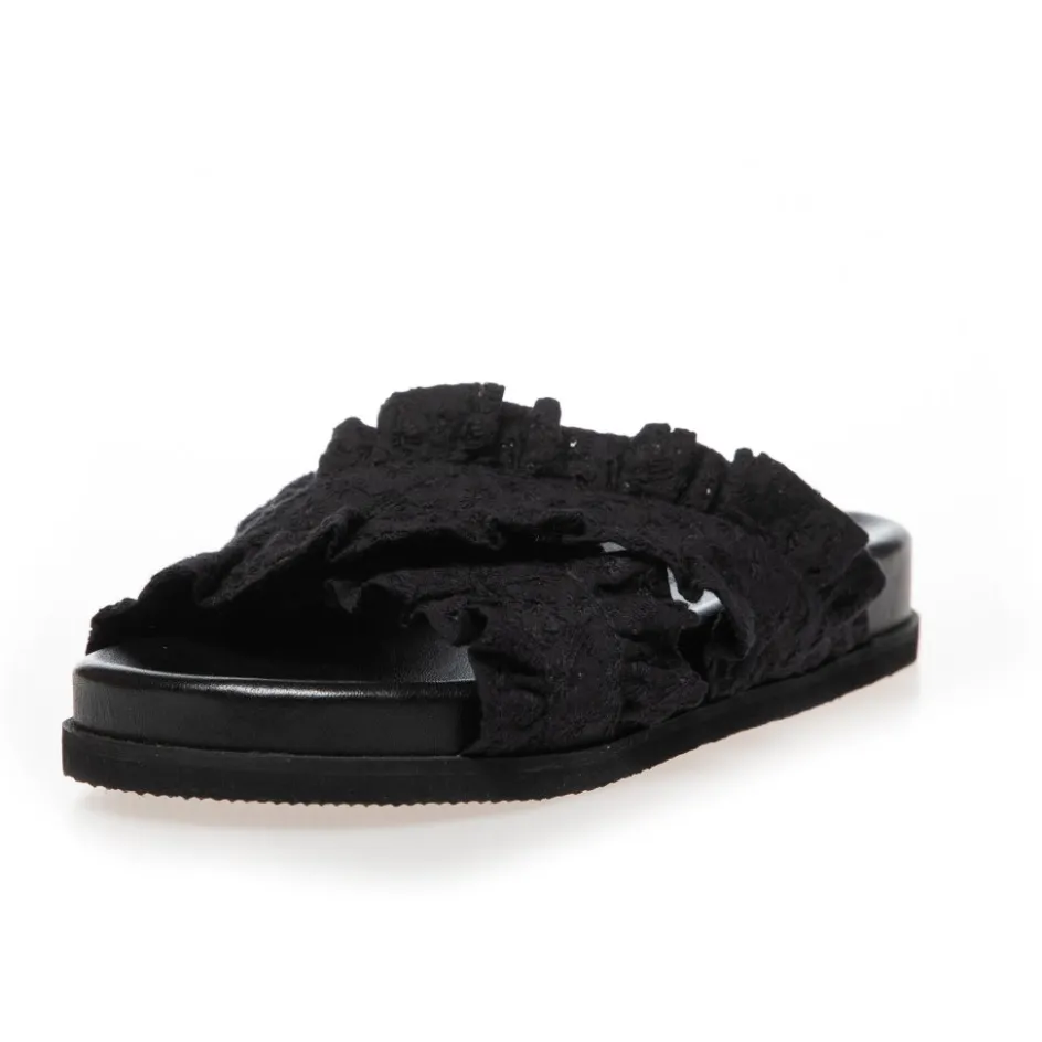 daysi__black_3.webp Copenhagen Shoes Flade Sandaler*DAYSI - Black