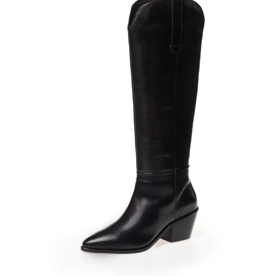 Copenhagen Shoes Støvler Med Hæl | Lange Støvler*DIVIDED - Black