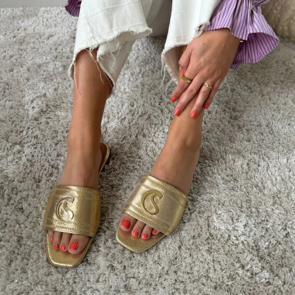 Copenhagen Shoes Flade Sandaler*DRESSED UP - Gold