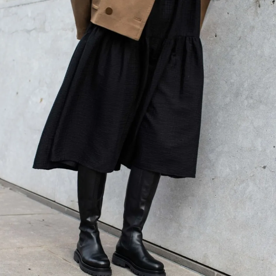 Copenhagen Shoes Lange Støvler*ELEMENT HIGH 22 - Black