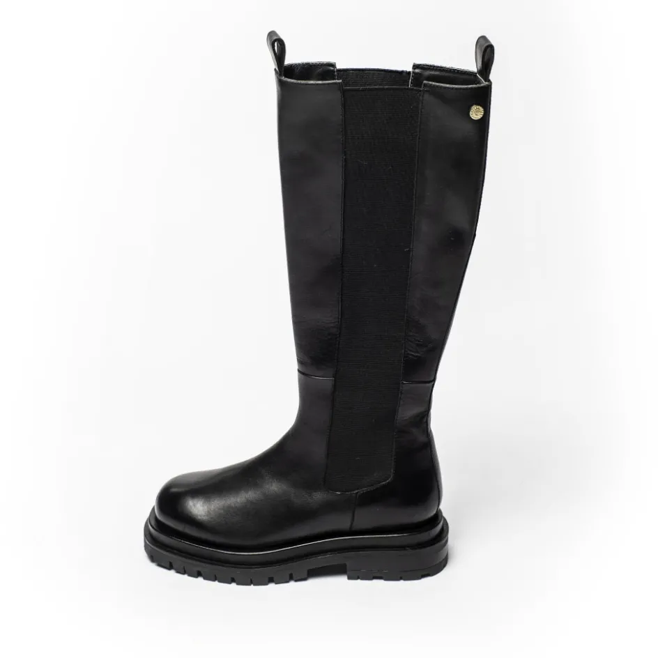 Copenhagen Shoes Lange Støvler*ELEMENT HIGH - Black