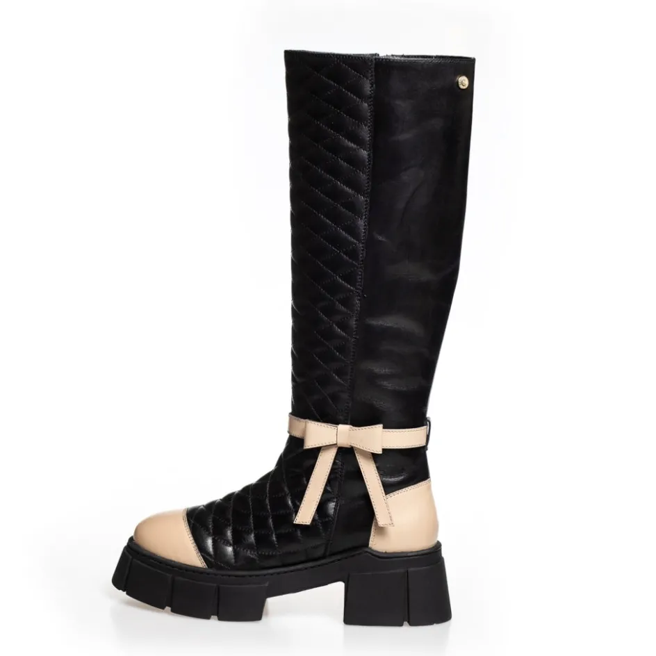 Copenhagen Shoes Lange Støvler*FALLING HIGH - Black