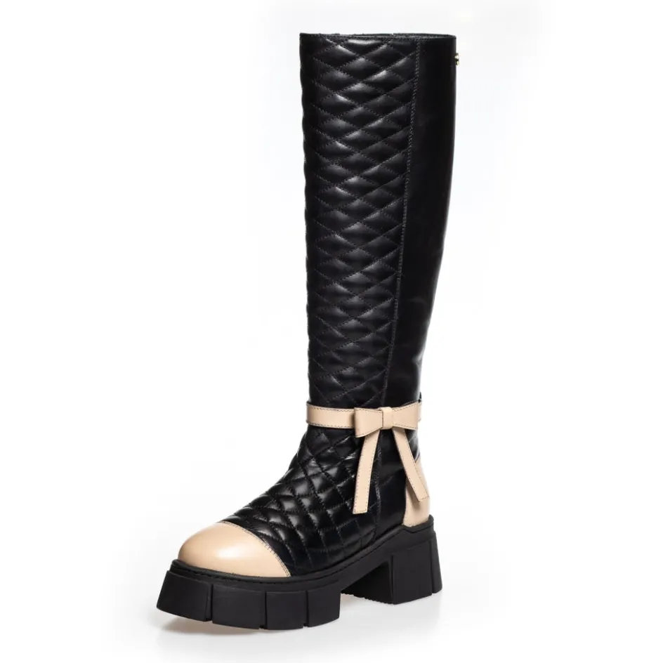 Copenhagen Shoes Lange Støvler*FALLING HIGH - Black