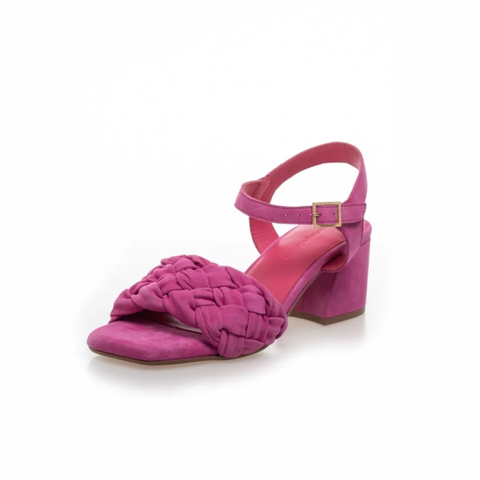 feel_it__suede__pink_2.webp Copenhagen Shoes Stiletter | Sandaler Med Hæl*FEEL IT - SUEDE - PINK Feelit suede heels pink
