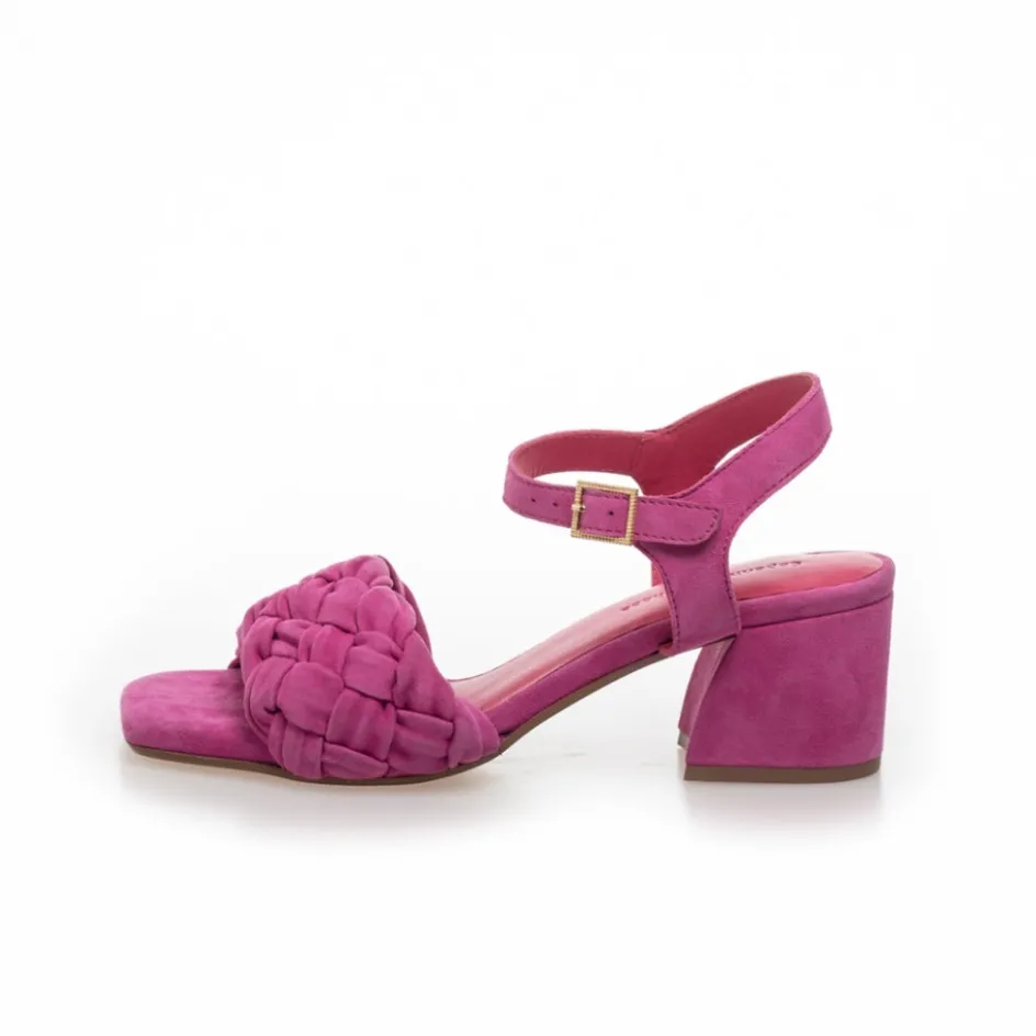 feel_it__suede__pink_3.webp Copenhagen Shoes Stiletter | Sandaler Med Hæl*FEEL IT - SUEDE - PINK Feelit suede heels pink