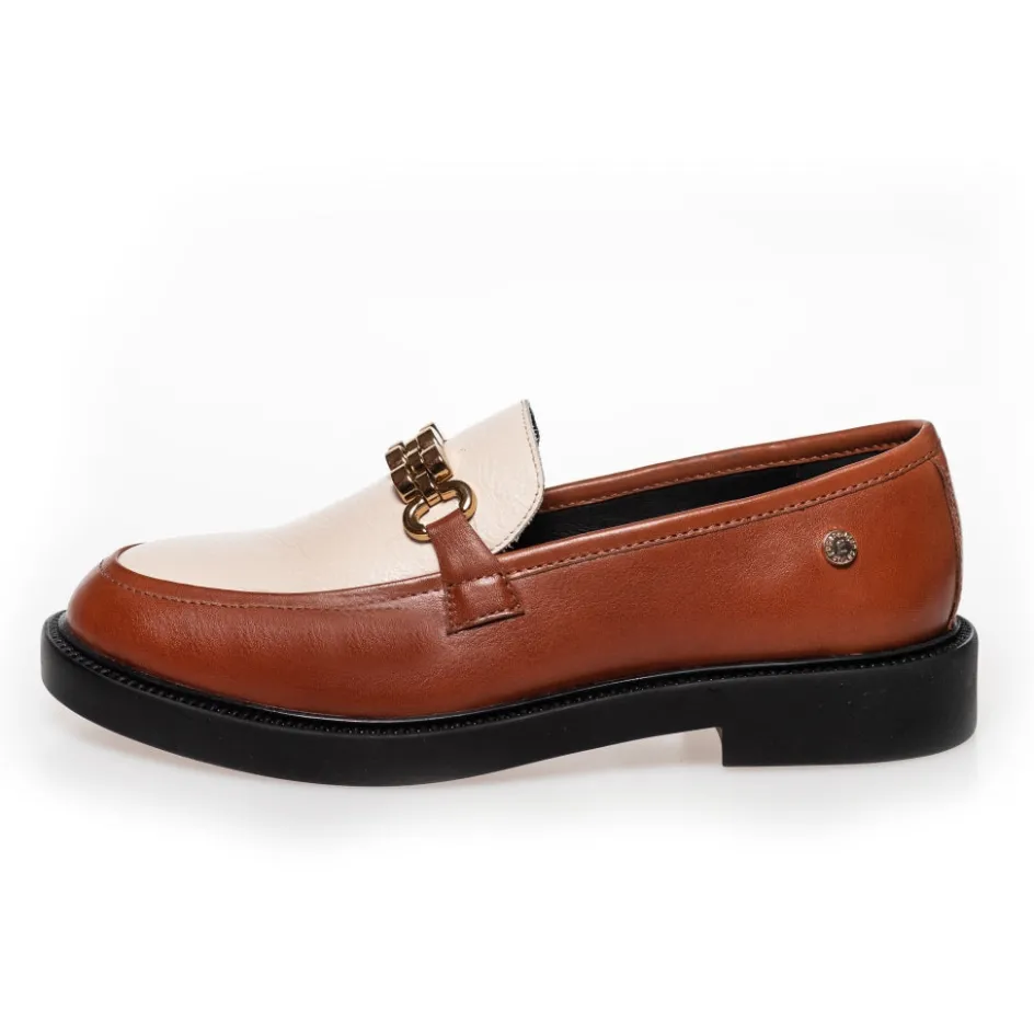 Copenhagen Shoes Loafers*FEEL SPRING - COGNAC / NUDE Cognac nude
