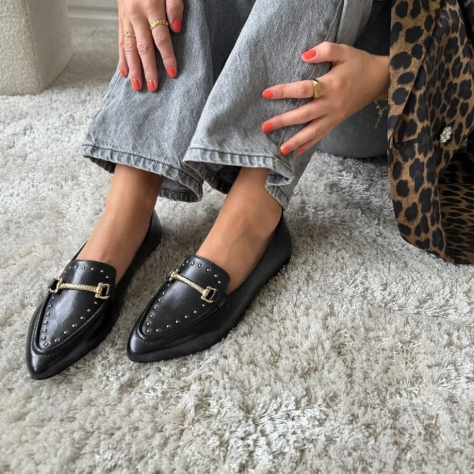 Copenhagen Shoes Loafers*FEELS LIKE SUMMER - BLACK Feelslike summer loafer black