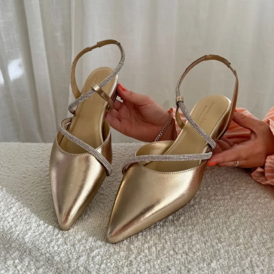 Copenhagen Shoes Ballerinasko*FEMINISTA - Platino