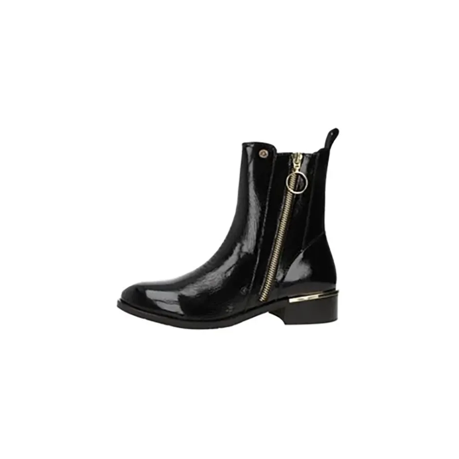 Copenhagen Shoes Ankelstøvler*FEVER 22 PATENT - Black Patent Fever22 patent boot black patent