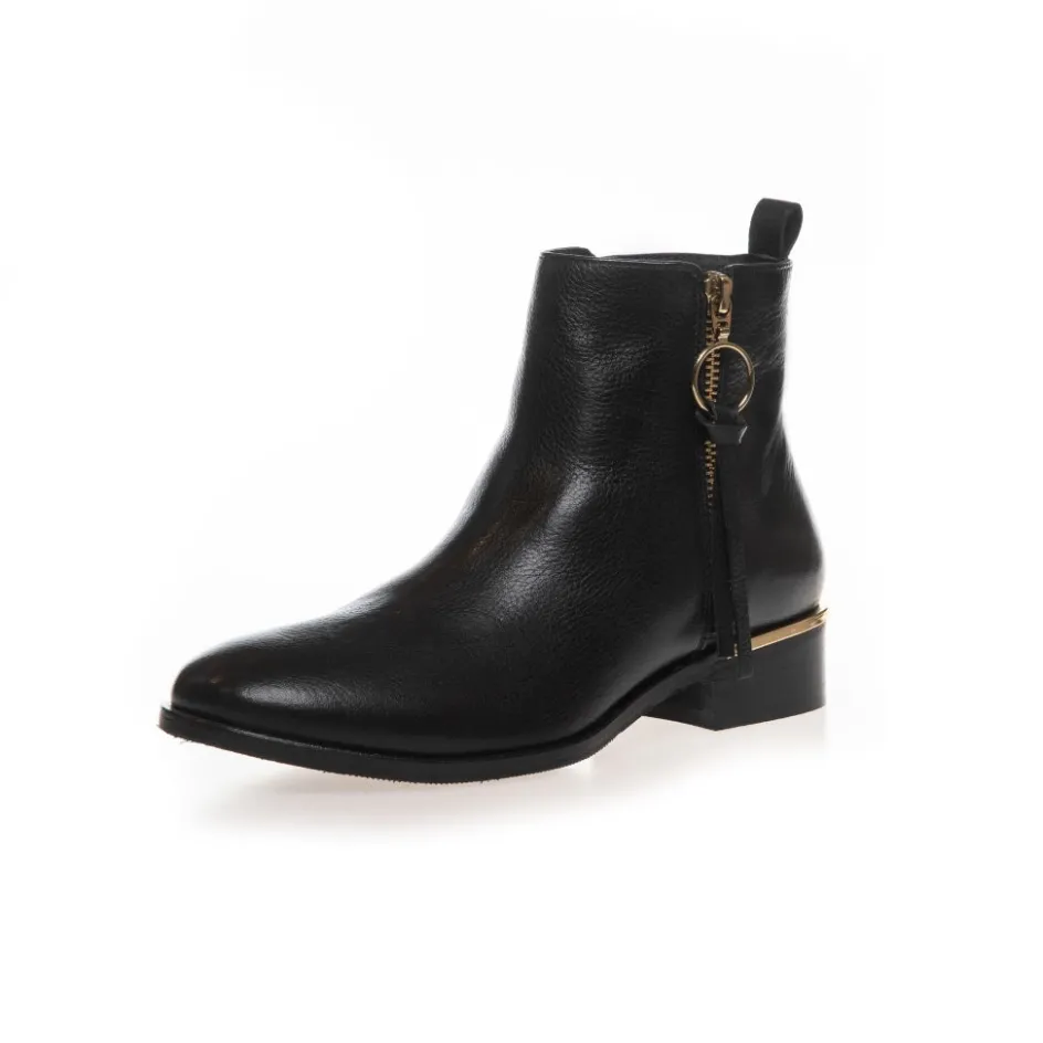 Copenhagen Shoes Ankelstøvler*FEVER Leather 22 - Black Feverleather 22 boot black