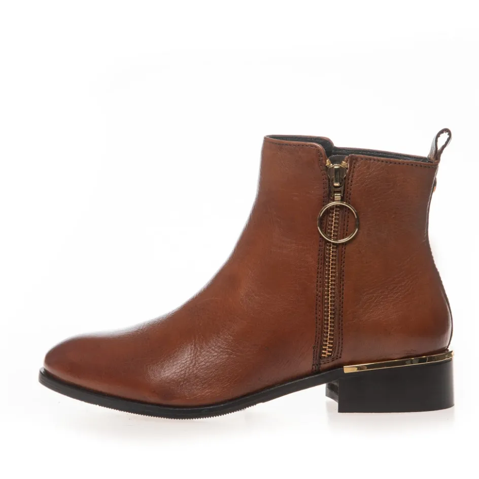 Copenhagen Shoes Ankelstøvler*FEVER Leather 22 - Cognac Feverleather 22 boot cognac