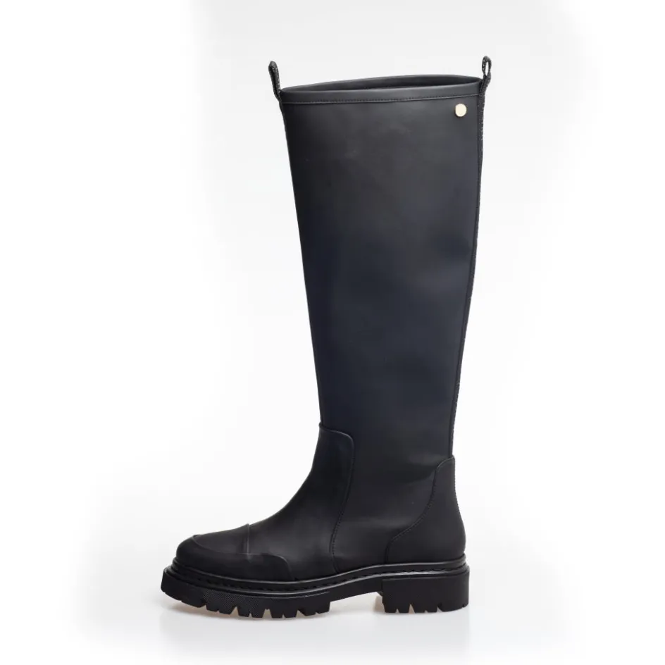 Copenhagen Shoes Lange Støvler*FLOATING HIGH - Black