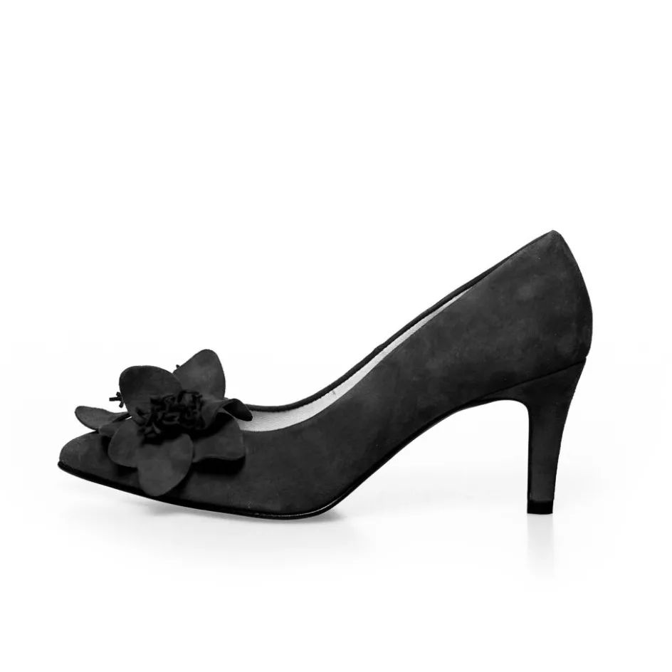 Copenhagen Shoes Stiletter*FLOWER - BLACK Flowerheels black