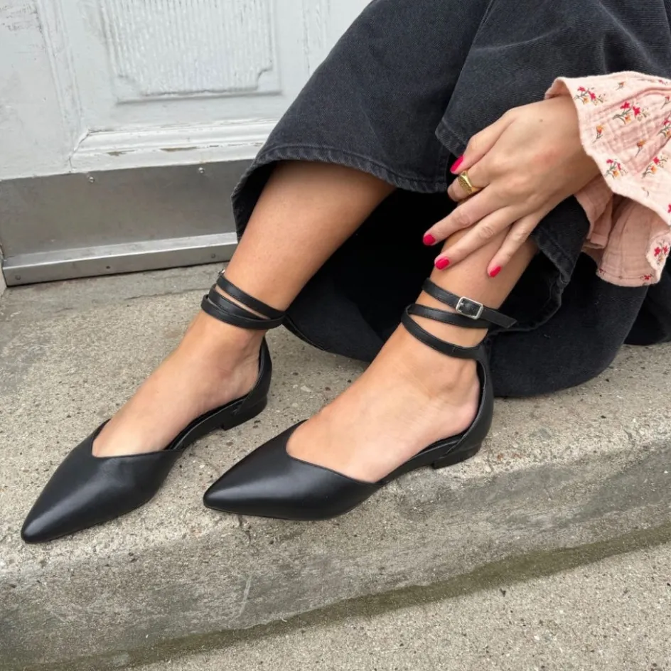 Copenhagen Shoes Ballerinasko*FLOWER CHILD - Black