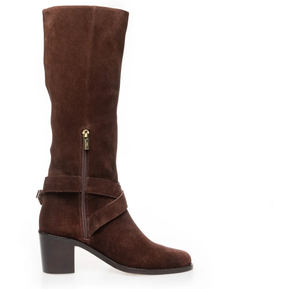 forever__chocolate_3.webp Copenhagen Shoes Støvler Med Hæl | Lange Støvler*FOREVER - Chocolate