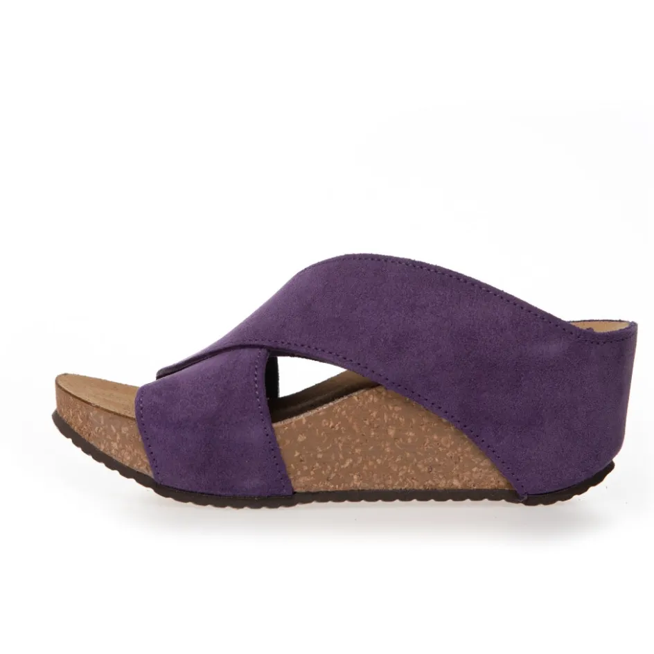 frances__suede__violet_viola_u_2.webp Copenhagen Shoes Sandaler Med Kilehæle*FRANCES 22 Suede - VIOLET (VIOLA U-27) Violet viola u 27