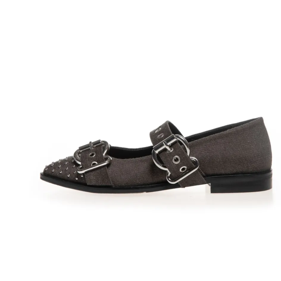 Copenhagen Shoes Loafers | Ballerinasko*FUTURE VIBES - Black denim