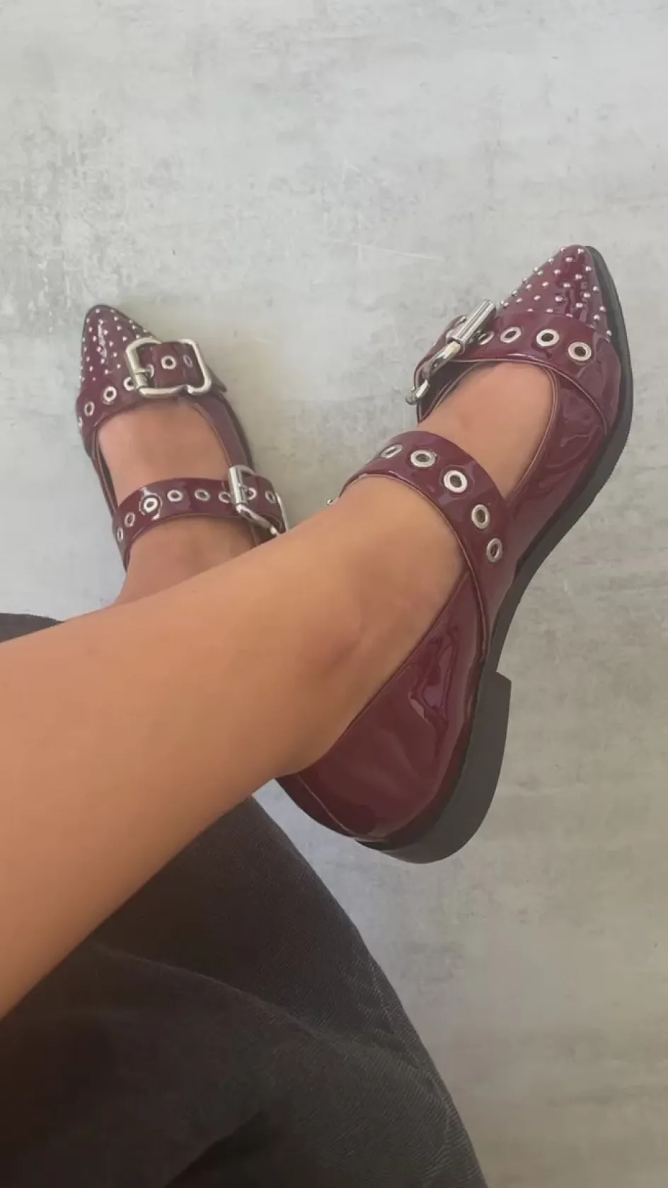 future_vibes_patent_p__bordo_4.webp Copenhagen Shoes Loafers | Ballerinasko*FUTURE VIBES PATENT (P) - Bordo